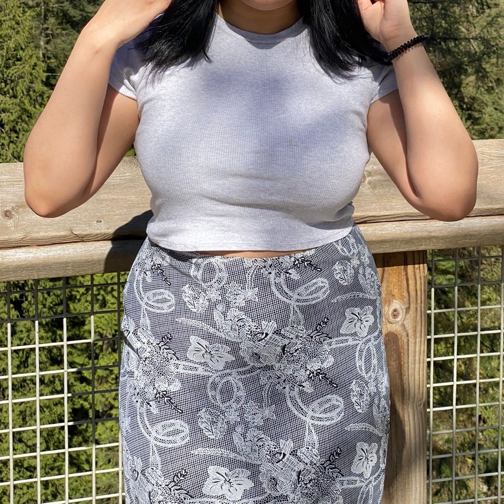 Grey TNA top